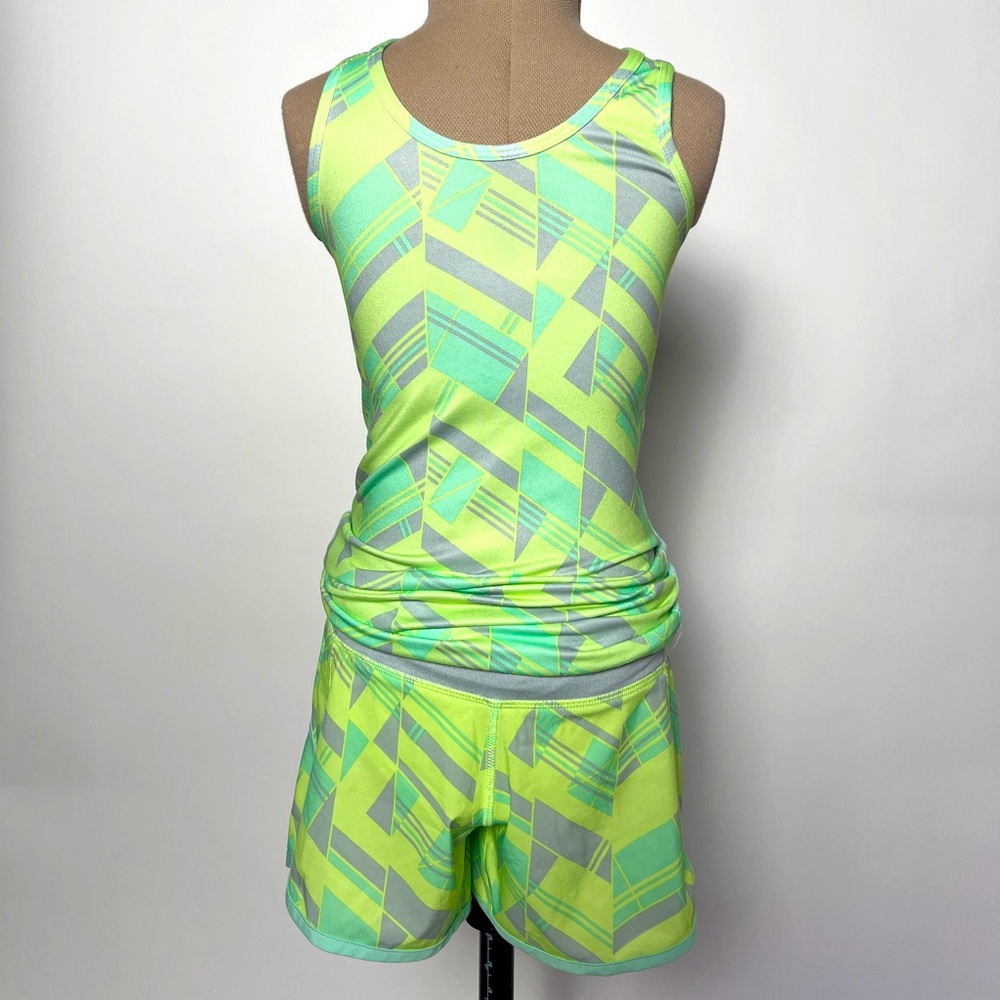 Lululemon Ivivva tank and shorts matching athletic set